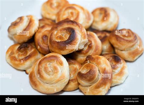 Traditional Bulgarien Cheese Pie spiral phyllo pastry.Serbian and ...