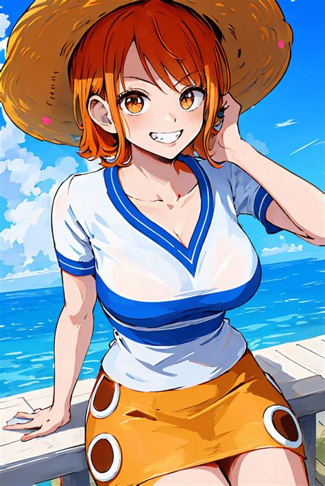 Nami (One Piece) Pre and Post Timeskip LoRA - pre timeskip | Stable