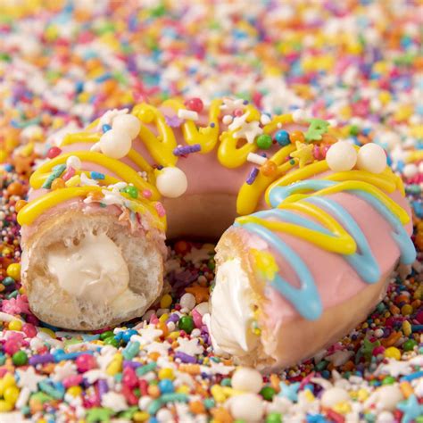 Krispy Kreme Releases Cake Batter-Stuffed Donuts