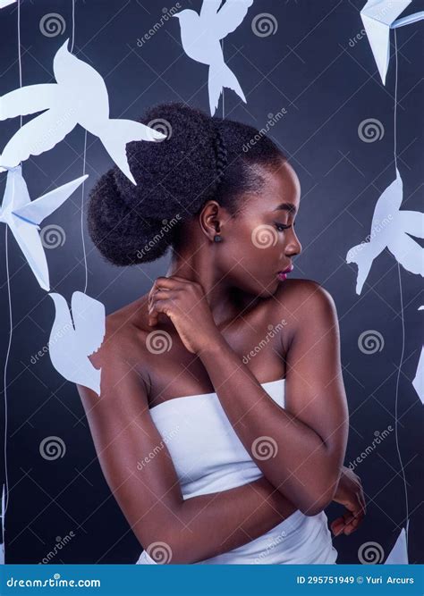 You Wont Know Beauty into You Discover Freedom. Studio Shot of a