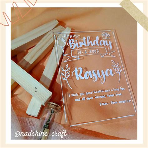 jual acrylic lettering akrilik custom indonesiashopee indonesia