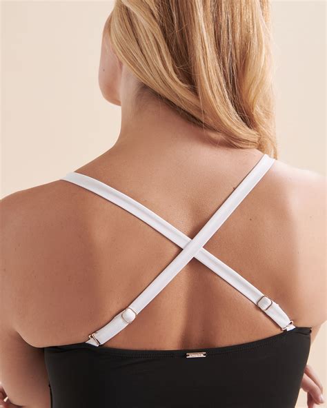 Meshing Around Bandeau One-piece Swimsuit | Bikini Village