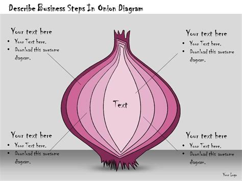 1113 Business Ppt Diagram Describe Business Steps In Onion Diagram ...