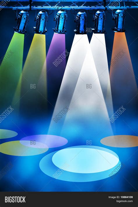 spotlights image photo  trial bigstock