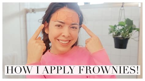 how to put on frownies