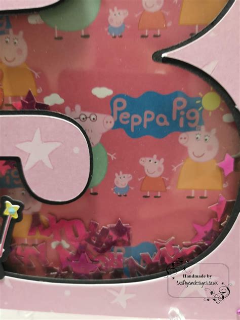 craftyemdesigns: Peppa Pig 3rd Birthday Handmade Card