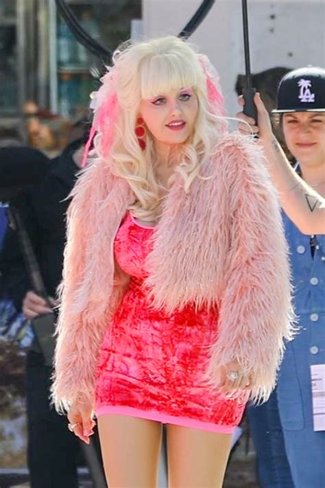 EMMY ROSSUM on the Set of Angelyne in Los Angeles 02/20/2020 – HawtCelebs