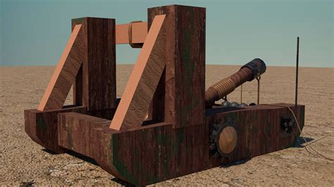 Mangonel 3D model - TurboSquid 1734521