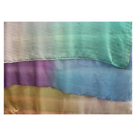Multicolor Printed Ombre Silk Fabric at Rs 490/piece in New Delhi | ID ...
