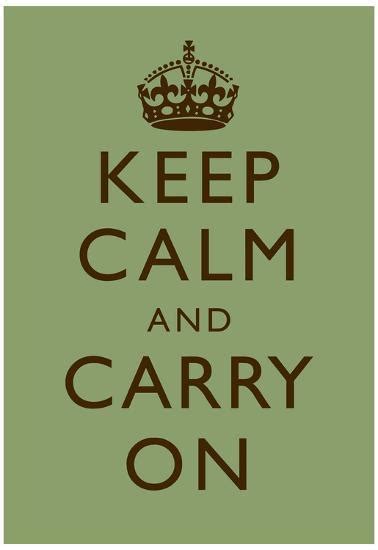 Keep Calm and Carry On Motivational Mint Green Art Print Poster Posters ...