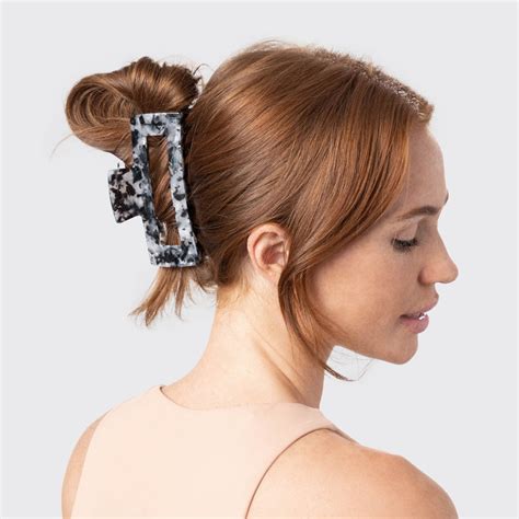 Eco-Friendly Jumbo Open Shape Claw Clip - Black – KITSCH