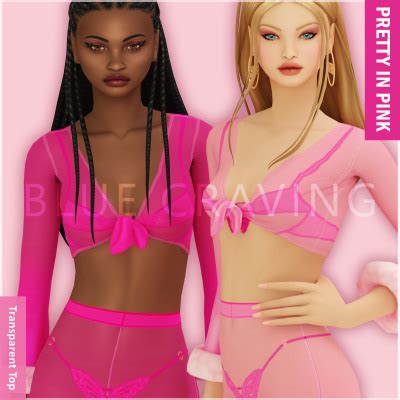 Blue Craving: SIMS 4 CC - PRETTY IN PINK COLLECTION