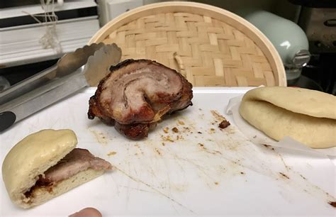 [Homemade] Momufuku Pork Buns : r/food