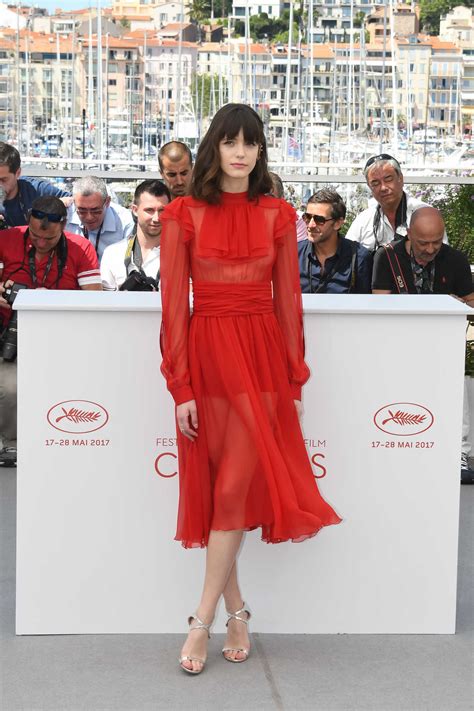 Stacy Martin at the Le Redoutable Photocall During the 70th Annual