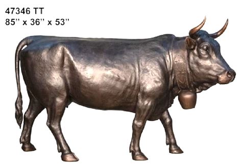 Bronze Life Size Cow Statue | Cow Sculptures