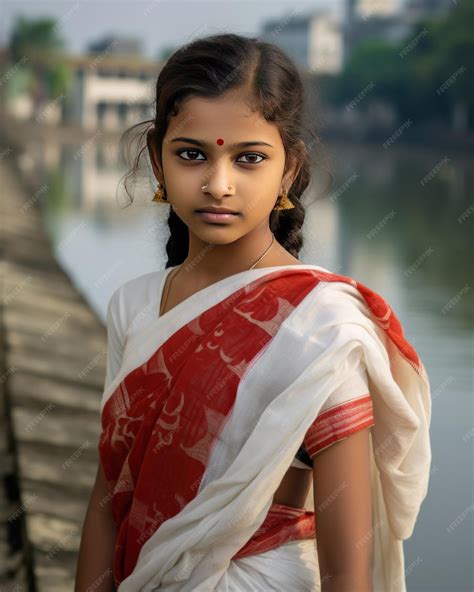 Premium AI Image | Kolkata's history in the gaze of a Bengali girl by