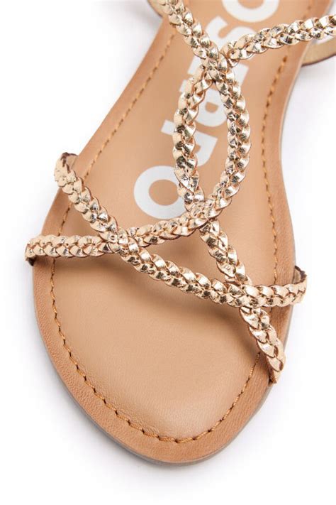 Sandalias de tiras finas trenzadas | Sandalias de Mujer | Cortefiel