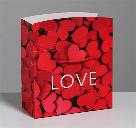 ПАКЕТ-КОРОБКА LOVE - купить за 100 руб. в интернет-магазине интимных ...