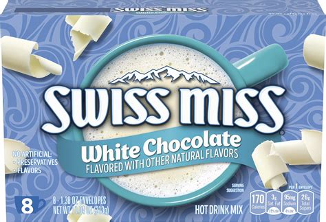 Amazon.com : Swiss Miss White Chocolate Flavored Hot Drink Mix, 8 Count