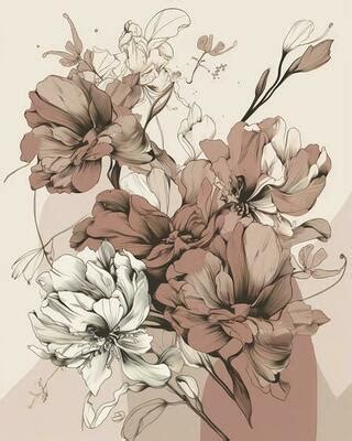 Floral Sketch Stock Photos, Images and Backgrounds for Free Download