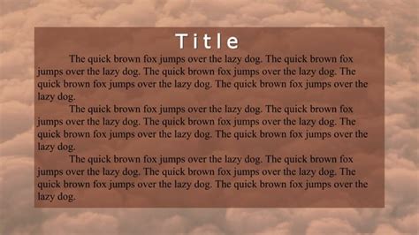 Aesthetic brown powerpoint template | PPT