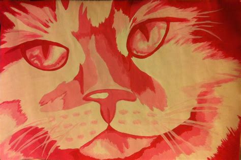 Monochromatic art, Beginner painting, Painting