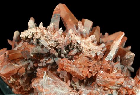 5.7" Natural, Dark Red Quartz Crystals - Morocco (#53059) For Sale ...