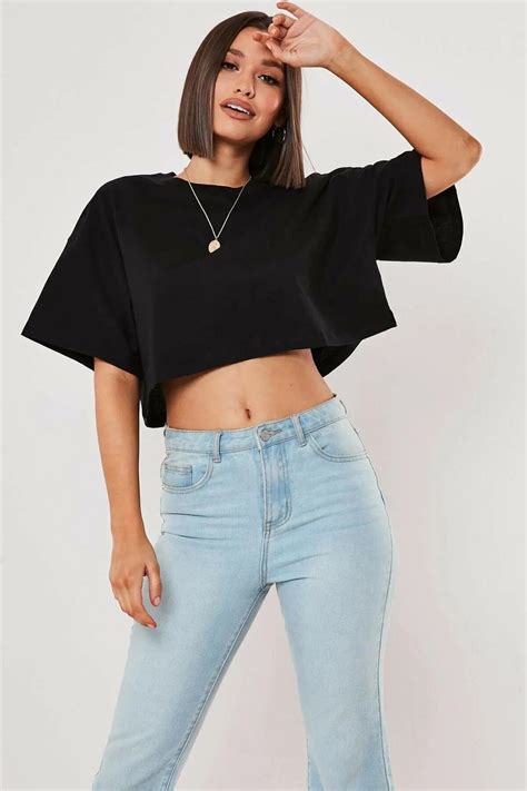 summer sport chic crop running clothes oversized crop top crop tops