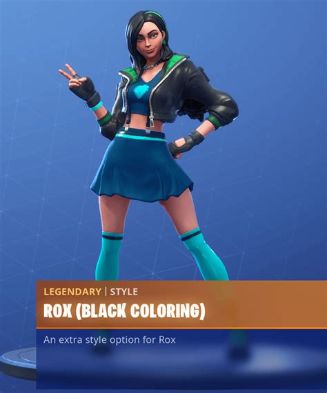Fortnite Season 9 Battle Pass Tier 1 Rox Skin All Challenges, Styles ...