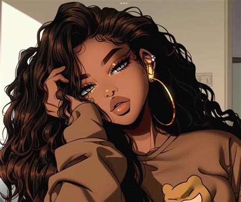 #blackmagic | Cute baddie pfp, Black woman artwork, Black art pictures