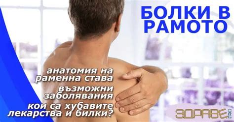 Болки в рамото и ръката | Здраве.Орг