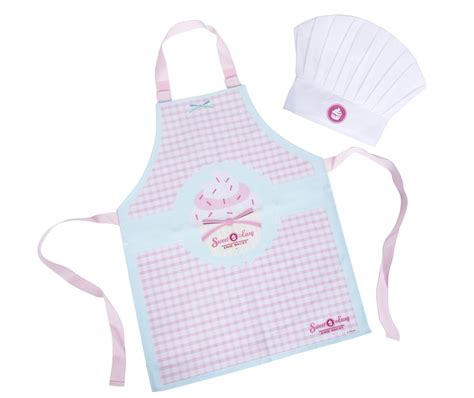 Детски комплект кухненска престилка и готварска шапка Enie bakes - Vivre.bg