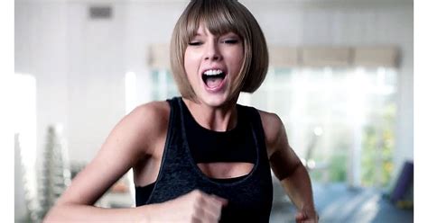 Taylor Swift's Sports Bra in Apple Commerical | POPSUGAR Fashion