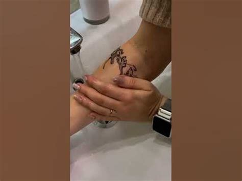 Уход за тату после снятия пленки #ideas #tattoo #tattooartist # ...