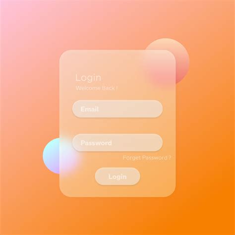 glassmorphism login form  html css css animated login form artofit