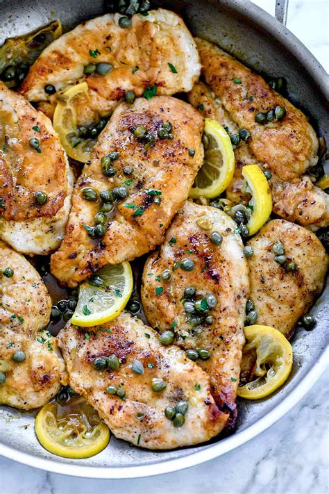 chicken piccata  capers  mushrooms  michiko durbin blog