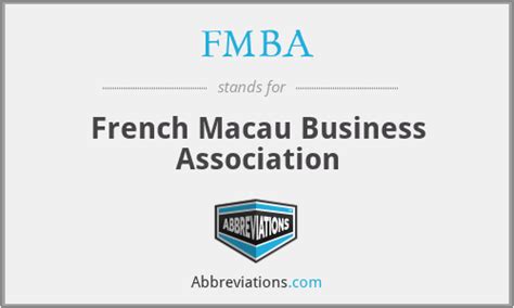 What does FMBA stand for?