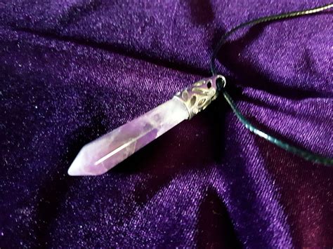 Amethyst Crystal Shard Pendant
