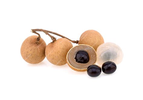 premium photo longan fresh longan isolated