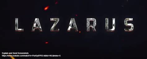 LAZARUS Trailer (2021) - Ardan News