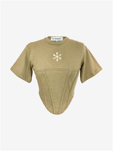 Corset T-Shirt Nude – Liz Campos