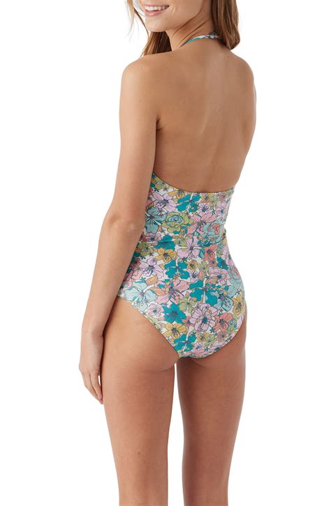O'Neill Kids' Janise Floral Cutout One-Piece Swimsuit | Nordstrom | One