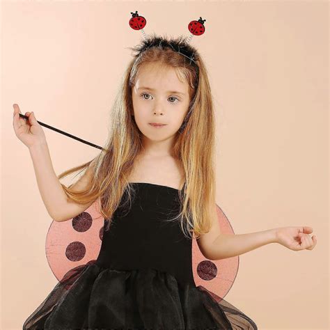 Ladybug Wings Ladybug Headband Ladybug Wand Ladybug Costume Fairy Wings