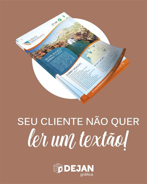 Dejan - Imagine receber um panfleto e se separar com um bloco de texto