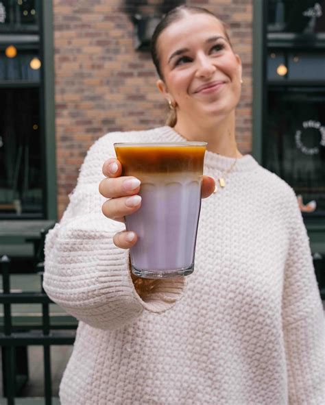 Downtown - Now you can get your ube fix @district1881! This ube latte