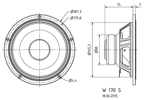 W 170 S - 8 Ohm | Visaton