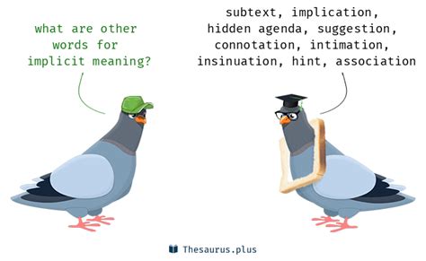 15 Implicit meaning Synonyms. Similar words for Implicit meaning.