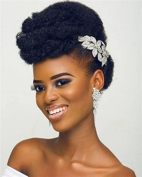 gorgeous natural hair updo