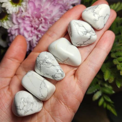 howlite crystal tumbled howlite howlite stone polished howlite