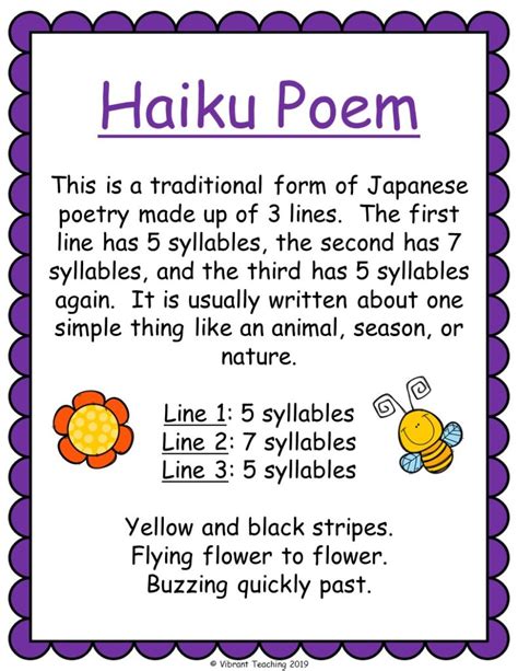 Types of Poems for Kids to Read and Write - Vibrant Teaching
